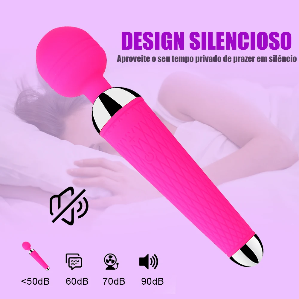 USB Recharge Powerful Magic Wand AV Vibrator