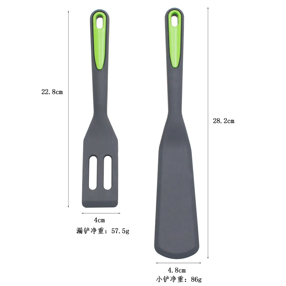 Silicone Spatula for Home, Small Cook Spatula, Omelet Spatula, Frying Brownie and Cookie, 2-Piece