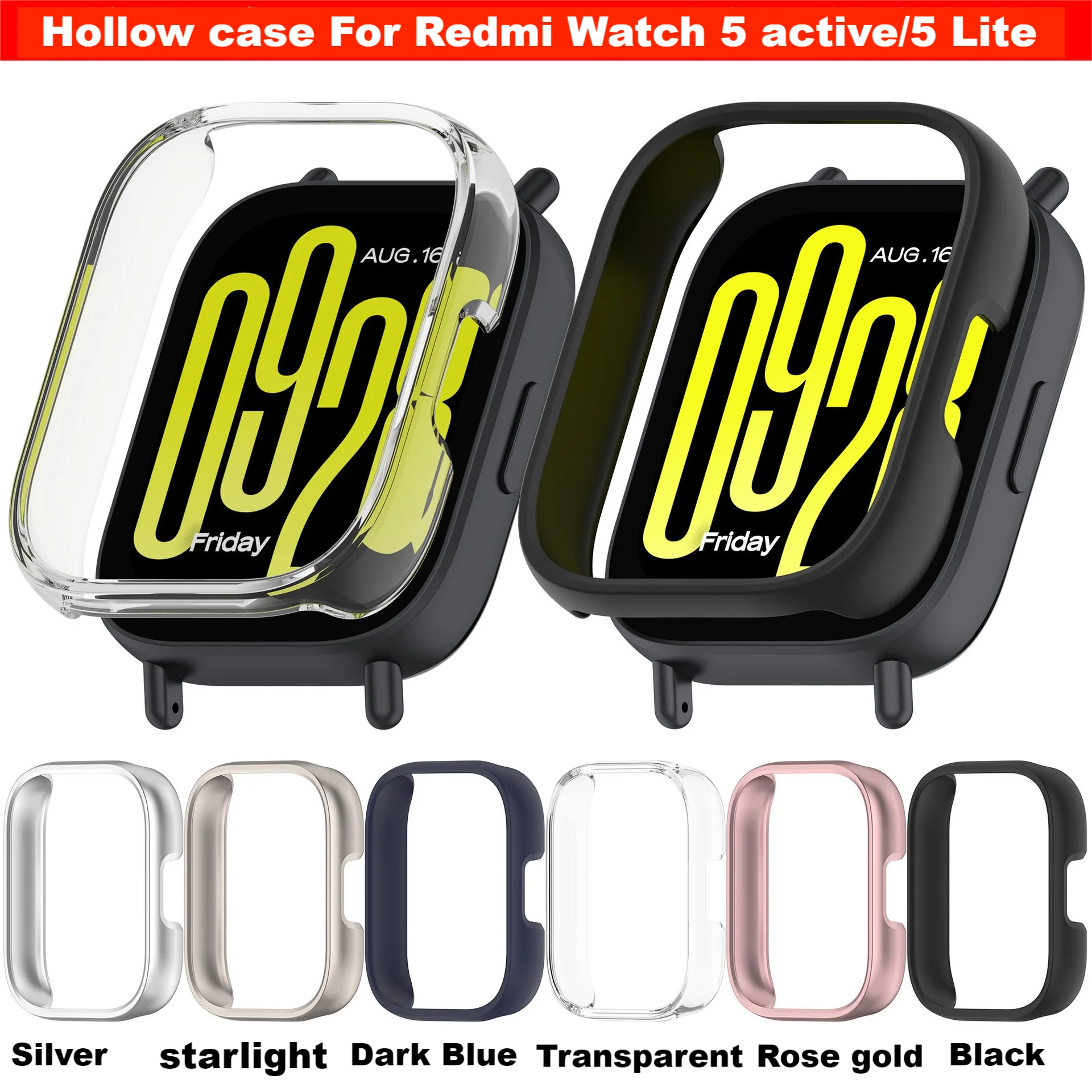 Durable Protective Silicone Case for Smart Watches - Bumper Cover and Strap Accessories