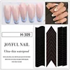 1PC Smile Stickers Wave Line Three-in-one Nail Stickers Tool Jewelry Nail Polish Glue Spray Stickers New Manicure French Sticker 3