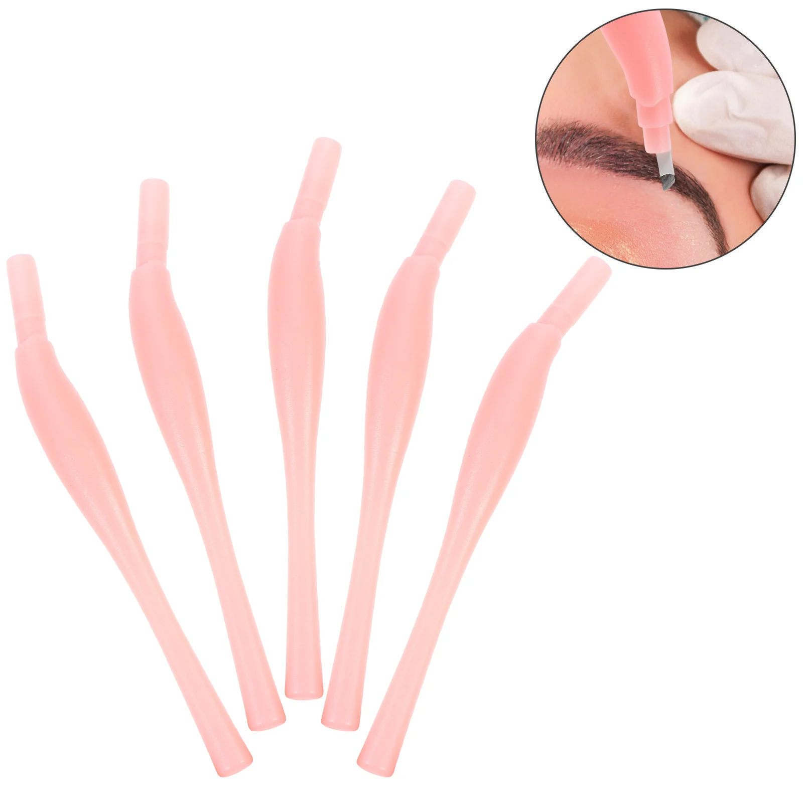 

5 Pcs Eyebrow Tattoo Embroidery Pen Microblading Microblanding Lip Manual Microblade