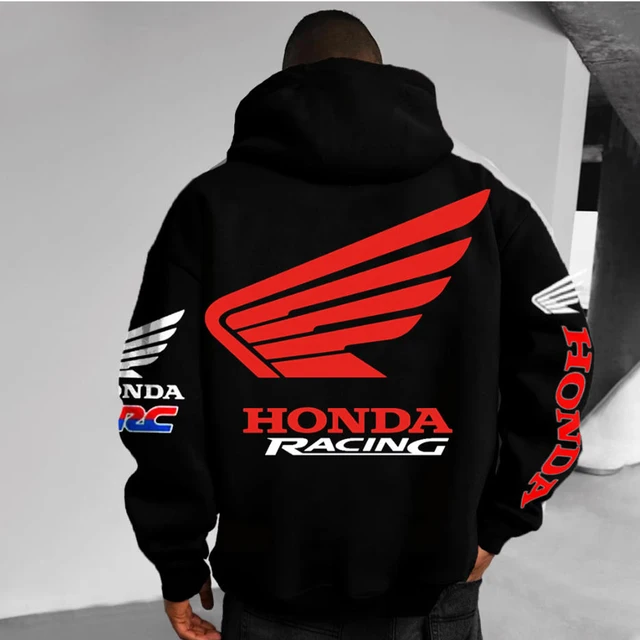 Motorcycle Enthusiast Hoodie Men Women Autumn/Winter Long Sleeved Pullover Motorcycle Honda Printed Sports And Leisure Jacket 5
