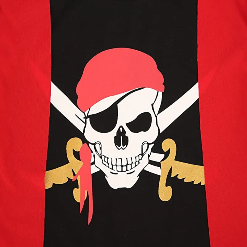 Pirate Costume Kids Captain Jack Toy Halloween Dress Up Set Accessories Gift