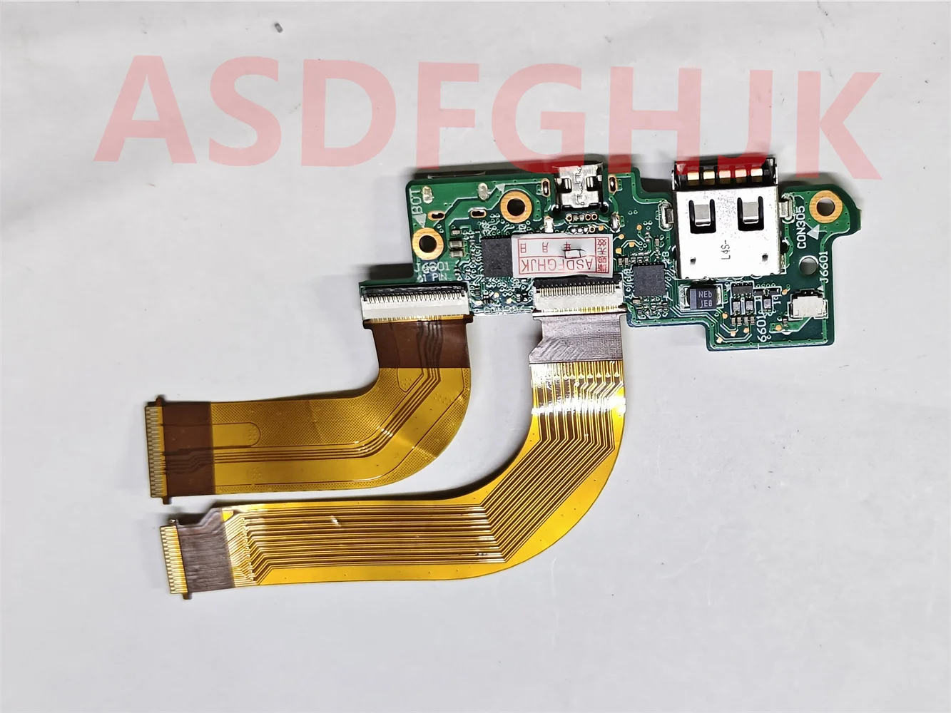 

Новая Оригинальная 7140 usb-зарядка, маленькая плата с кабелем JCT2, usb-плата 77p4J 077p4J JCT2, USB-плата REV: 2,0, тест ОК
