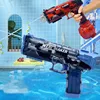 Automatic Water Electric Gun Shooting Toys Water Spray Pistol for Pool Portable High Pressure Watergun Summer Games for Children 1