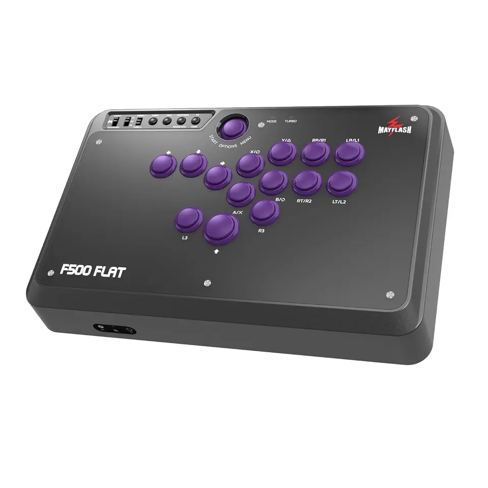 For MAYFLASH F500 FLAT Fight Stick All Button Arcade