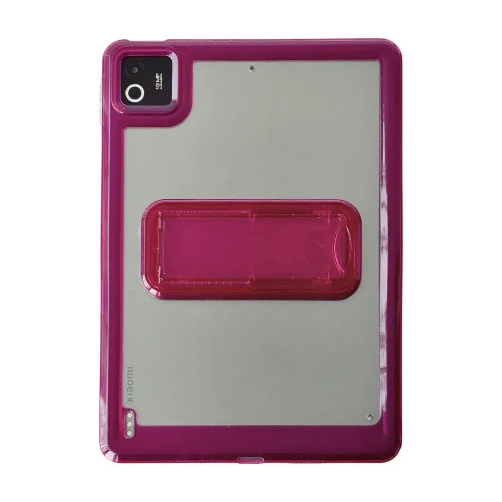 Shockproof Icy Colors Acrylic TPU Protective Tablet Case with Kickstand, 11.2