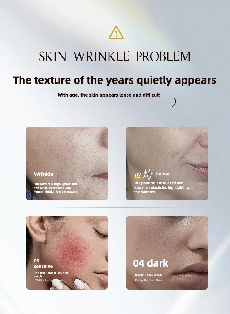 Description Picture 3 of itemHigh end Anti- Wrinkle Face Skin care Serum Fade Fine Lines Facial Moisturizing brightning Anti Aging Firming Skin Care Essence