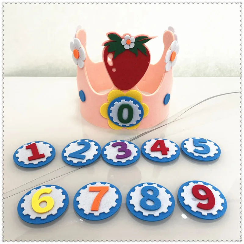 Party Decorations Princess Gray Felt Comfortable Baby Birthday Hat Adjustable Celebrtion Durable Lightweight Crown Photo Props