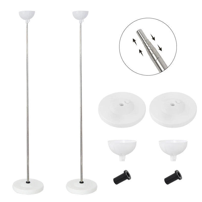 1/2set Balloon Column Stand Kit 2M Adjustable Ballon Tower Holder for Wedding Birthday Party Baby Shower Christmas Decorations