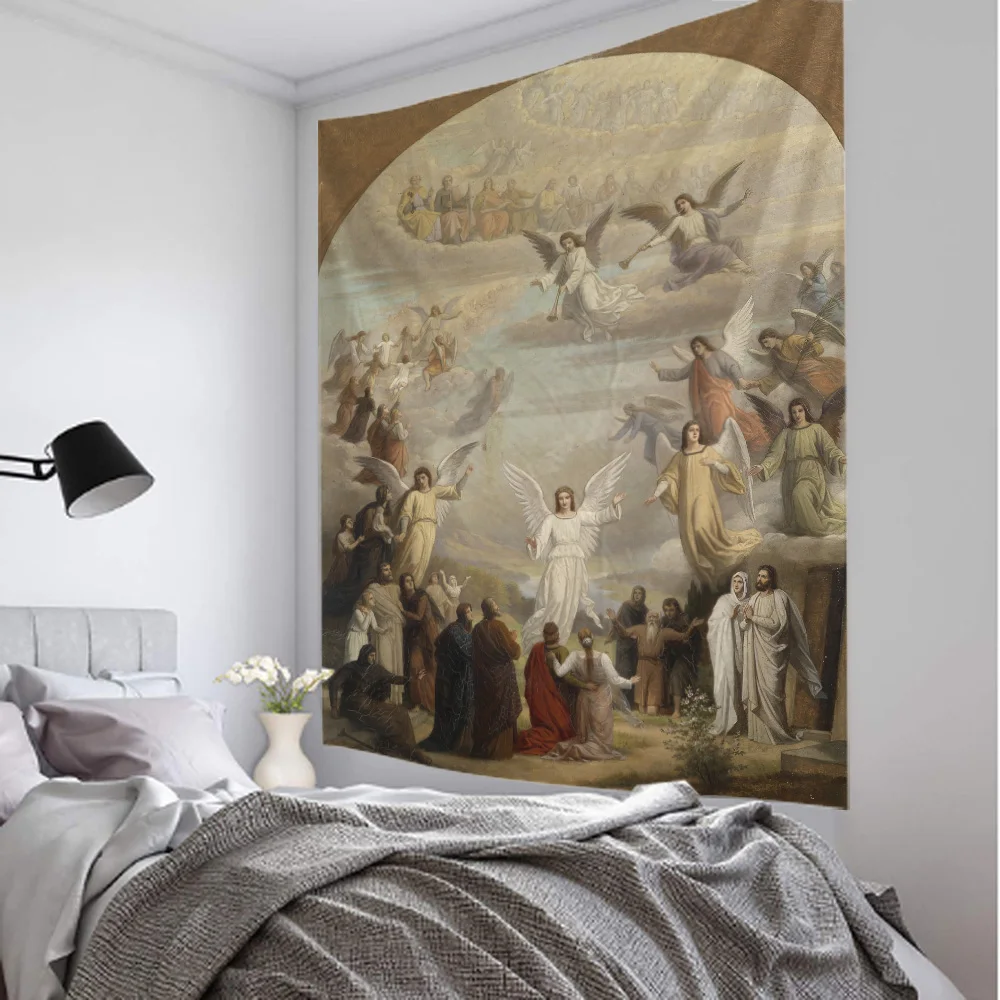 Manual Woodworkers Angel Of Light Tapestry Throw – 50 X 60 Inch Inspirational Bedspread, Made In USA - View #3