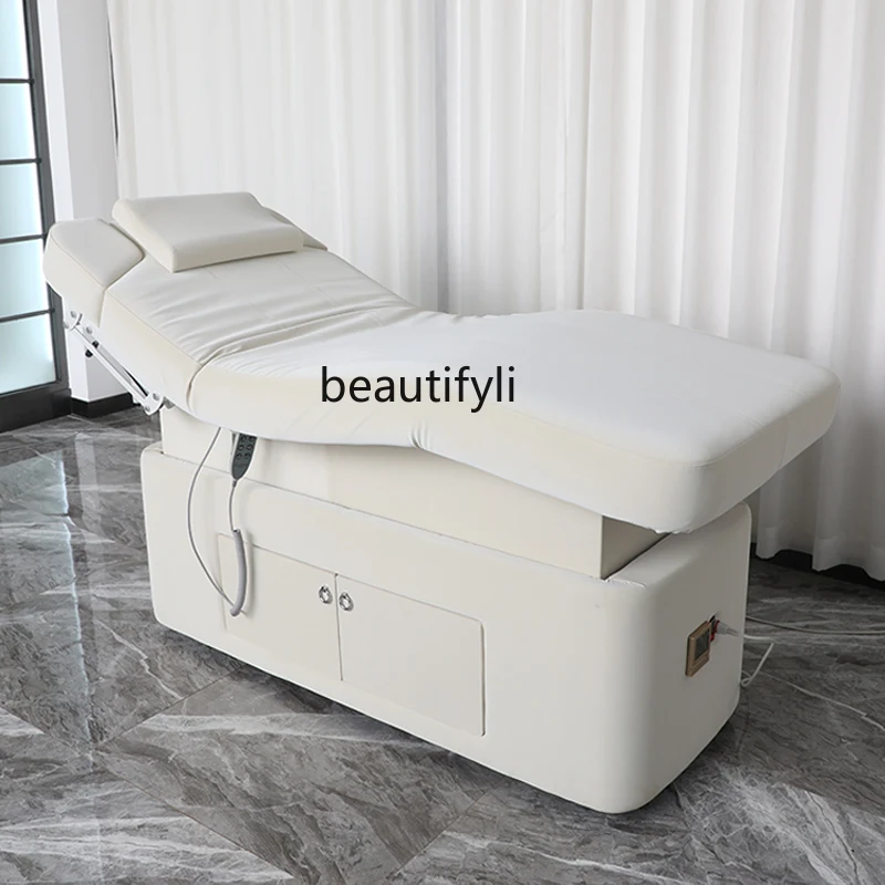 Overall Lifting Electric Beauty Bed Constant Temperature Heating Skin Management Massage Physiotherapy Massage Bed