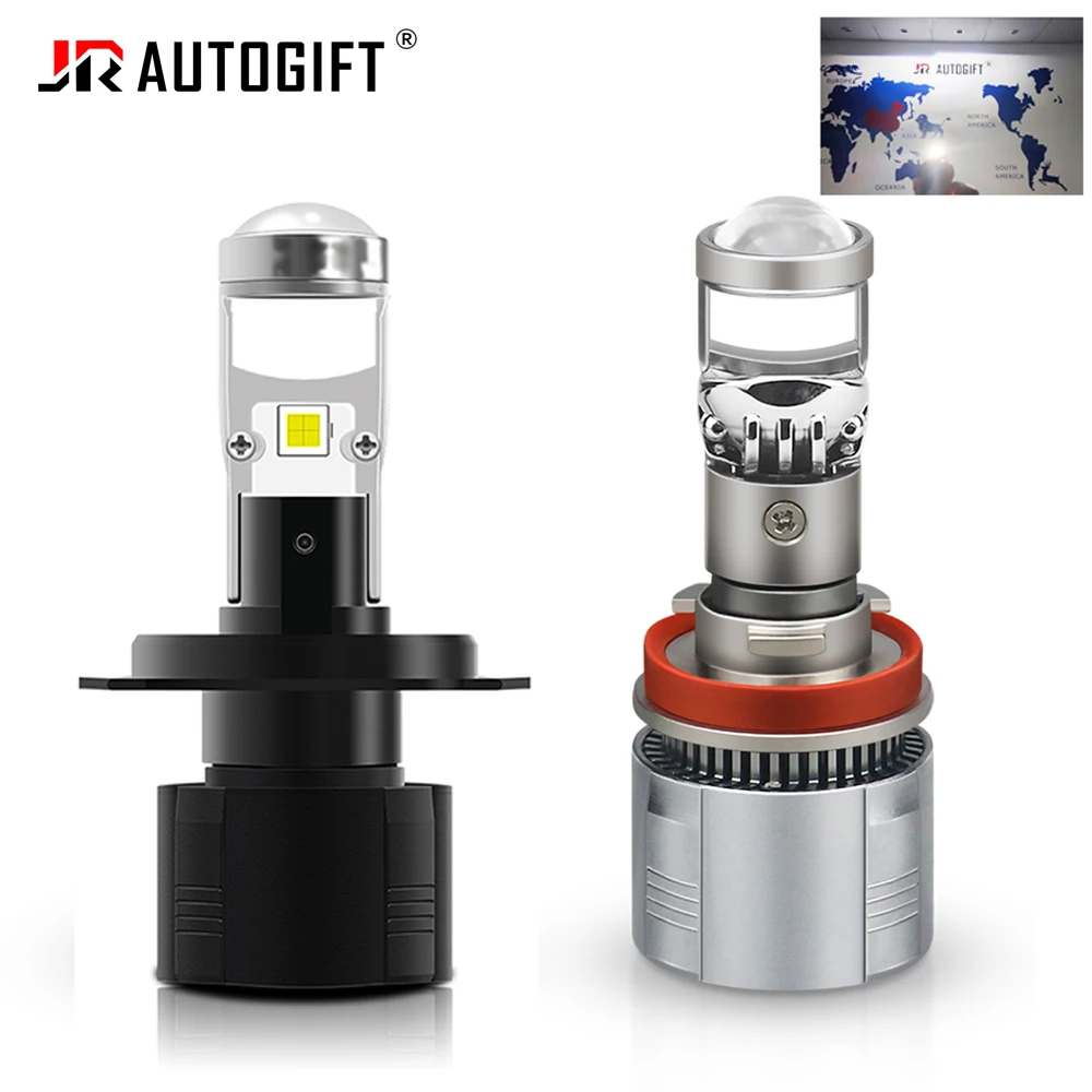 

2PCS h7 H4 led canbus h11 headlight mini lens projector 9005 9006 Auto Perfect High low beam bulbs for car/motor 12v 80W 10000LM