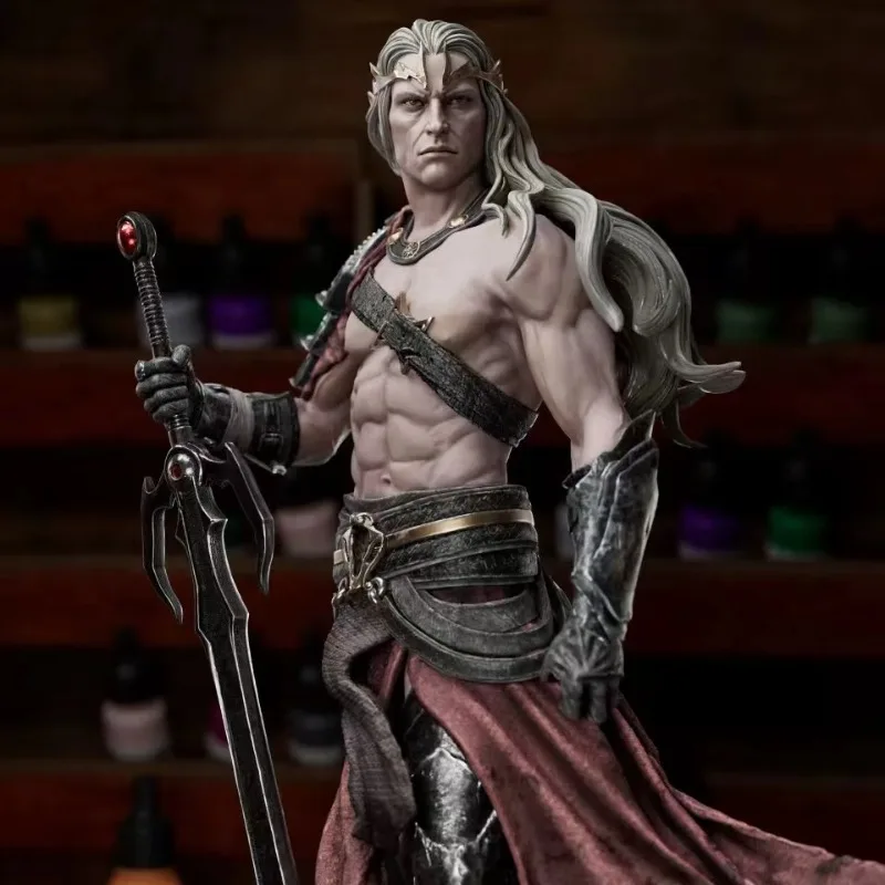 1/24 스케일 수지 군인 그림 조립 모델 키트 Melnibone 미니어처 장난감의 전사 Elric 조립되지 않은 도색되지 않은