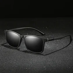 Unisex Polarized Classic Sports Sunglasses (Black)