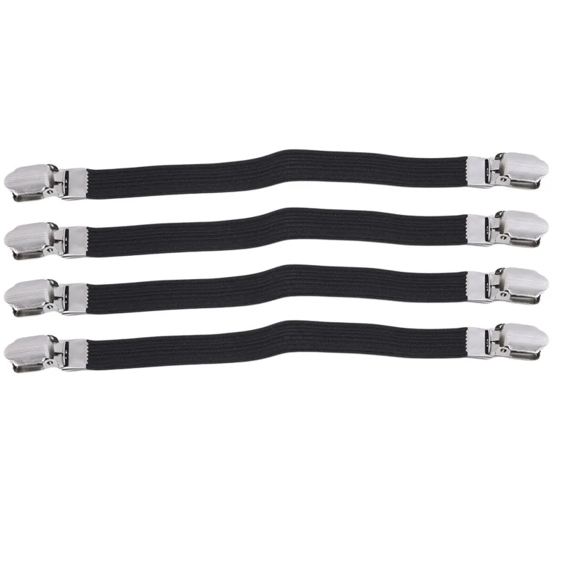 4Pcs 다림질 보드 커버 테이블 천으로 버클 홀더 소파 클립 패스너 브레이스 침대 시트 그립 버클 가구 액세서리