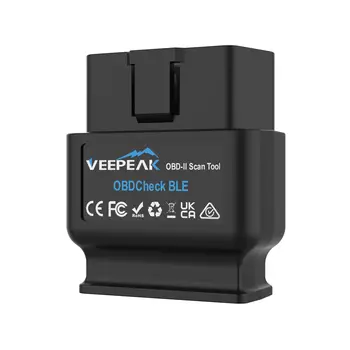 Veepeak OBDCheck BLE OBD2 Bluetooth Scanner Auto OBD II Diagnostic Scan Tool for iOS & Android, BT4.0 Car Check Engine 1