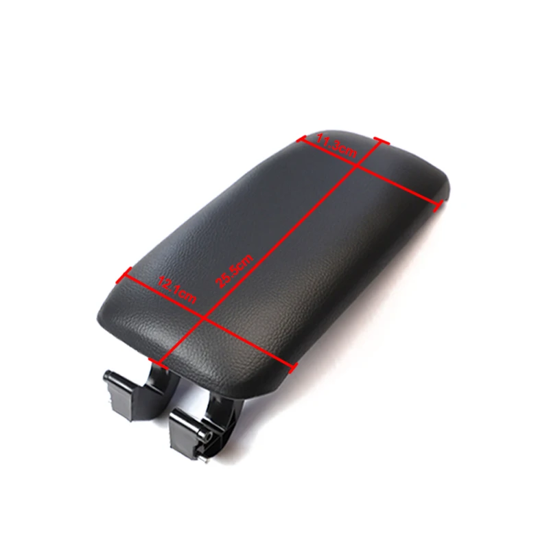 자동차 팔걸이 센터 콘솔 Audi A3 8P 2003-2012 팔걸이 교체 자동차 액세서리 용 검정색 가죽 PU 가죽 뚜껑