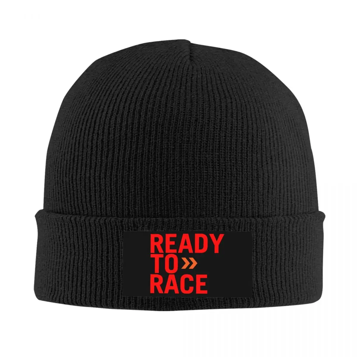 

Red Ready To Race Skullies Beanies Caps For Men Women Streetwear Winter Warm Knitted Hat Adult Enduro Motocross Bonnet Hats