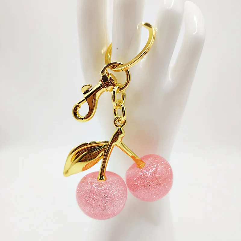 1pc Fashion Cherry Charm Accessory Women's Bag Keychain Pendant