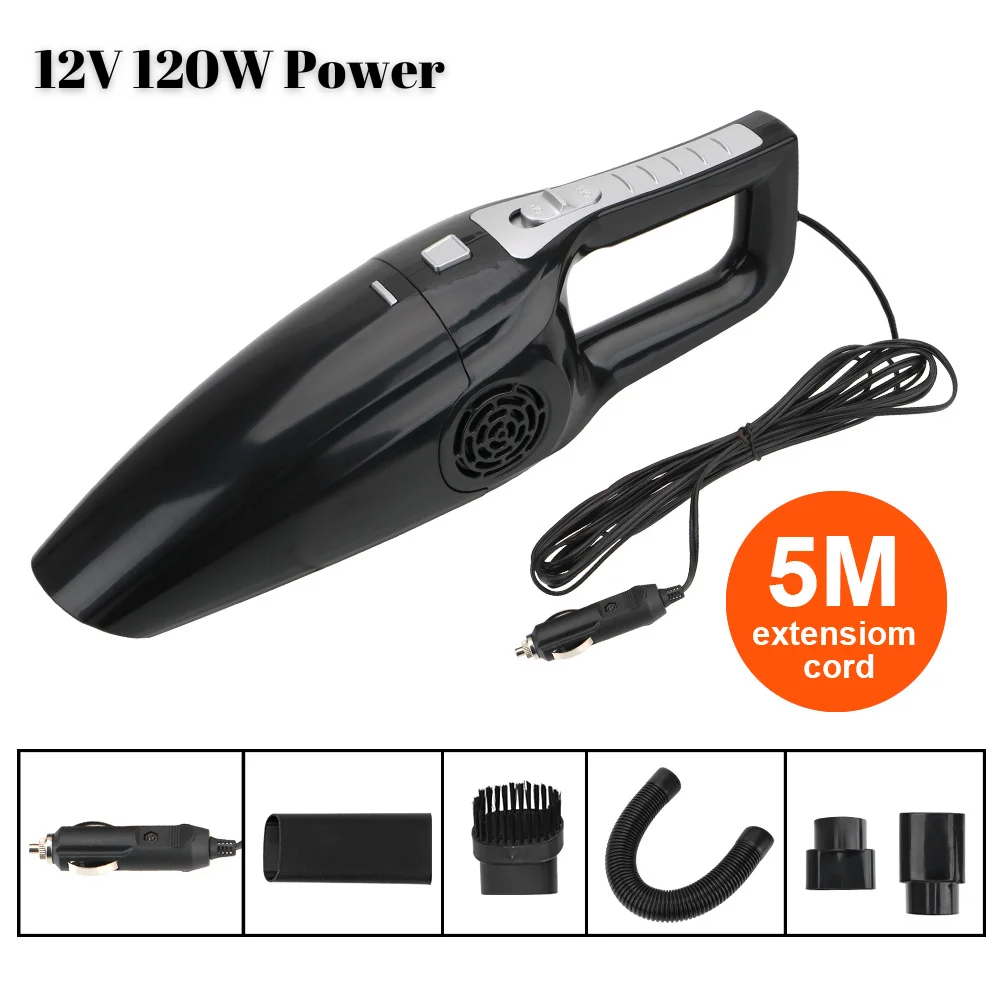 12V 120W Car Vacuum Cleaner Portable Wet And Dry dual-use Handheld High Suction vacuum cleaner portable vacuum cleaner handheld vacuum cleaner