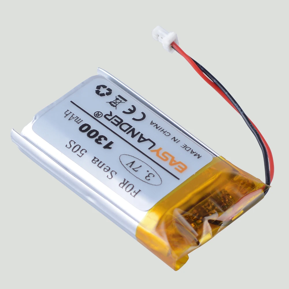 3.7V 1300mAh Lithium-ion Polymer Rechargeable Battery FOR Sena 50S Sena 50S Motorcycle Bluetooth Headset Helmet Intercom rechargeable battery