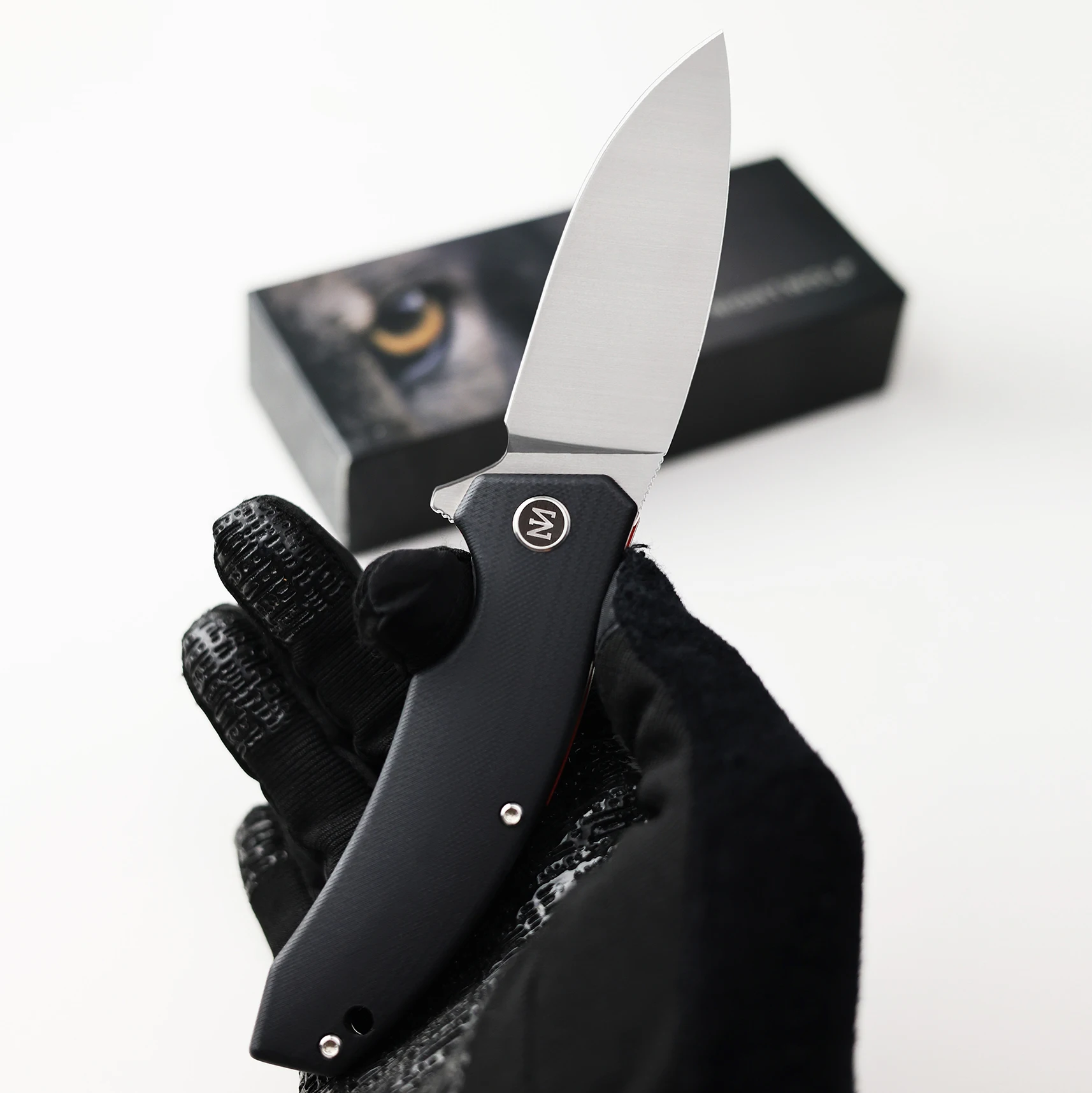 Nightwolf NWN05 Folding Knife for Men Cold Tactical Hunting Survival Camping Self Defense Pocket Tool EDC D2 Steel Blade G10 4
