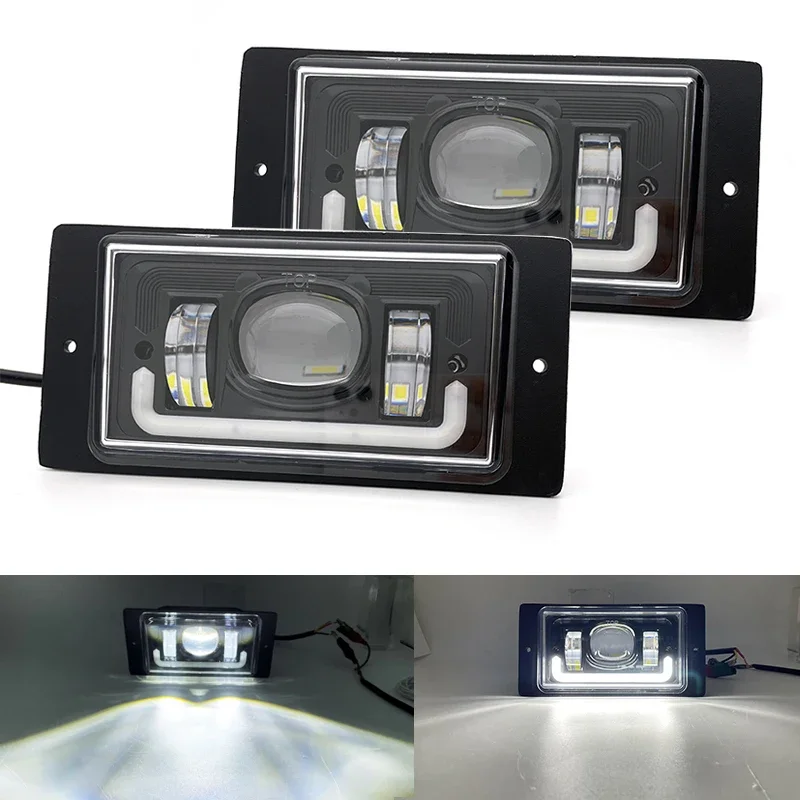 

1pair for Vaz 2114 van Chevrolet Waterproof 12V 6000K Led Fog Light fog Passing Light for lada 2110 -2117 cars front fog Lamp .