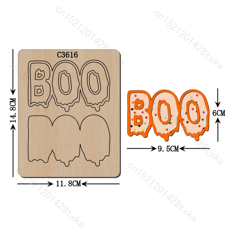 

New Halloween Wooden die Scrapbooking Cutting Dies C3616