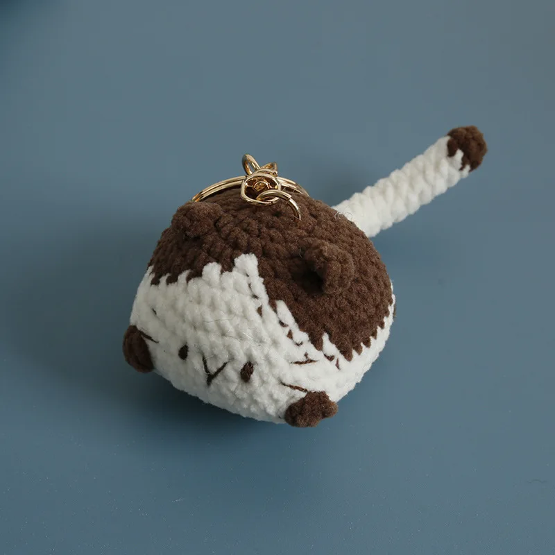 Small Cat Crochet Keychain Handmaking Crochet Cute Kitten Keyrings For Bag Pendant Knitting Animal Doll Keychain For Gift Custom 19 S67addac2e7de4efc9060d5275fa86c33M