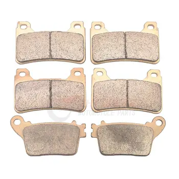 Per Honda CBR600 RR CBR600RR F5 ABS 2007-2016 CBR1000RR 2006-2019 CBR1000 RA 2009-16 Set di pastiglie freno anteriori posteriori sinterizzazione in rame