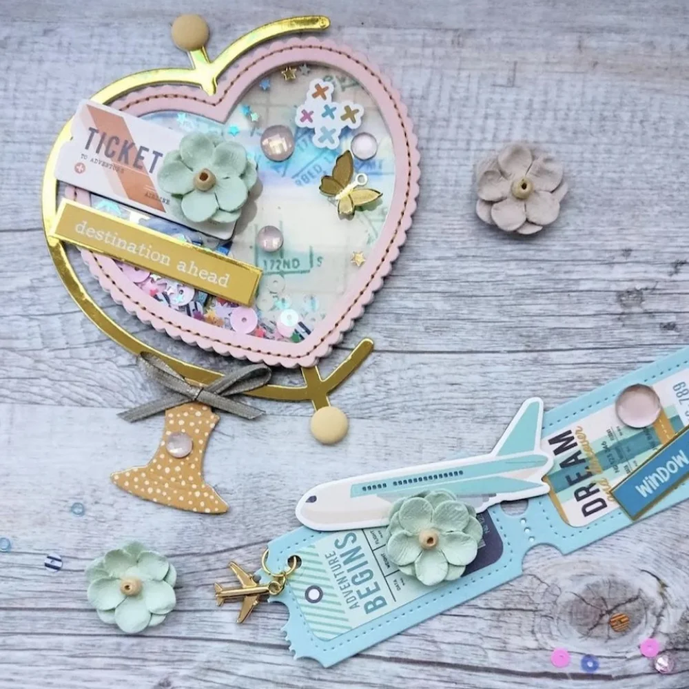 KSCRAFT  ۷κ  Ŀ ݼ DIY scrapbooking   ٽ   DIY  ī