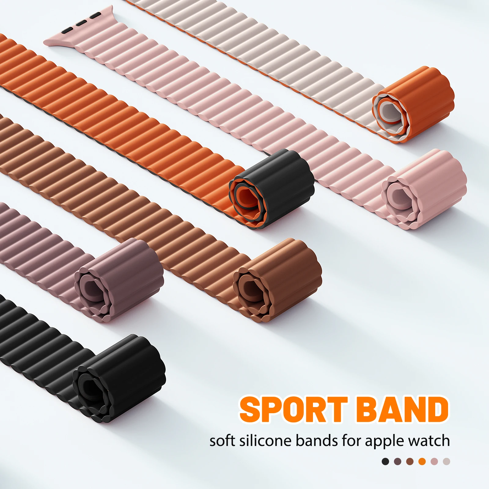 Magnetic Silicone Sport Strap