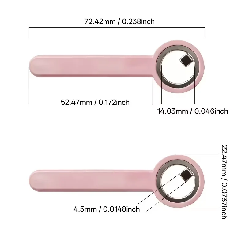 Anello per unghie con magnete sul manico, piccolo e pratico, forte forza magnetica, stampaggio monouso, facile da usare - immagine 5