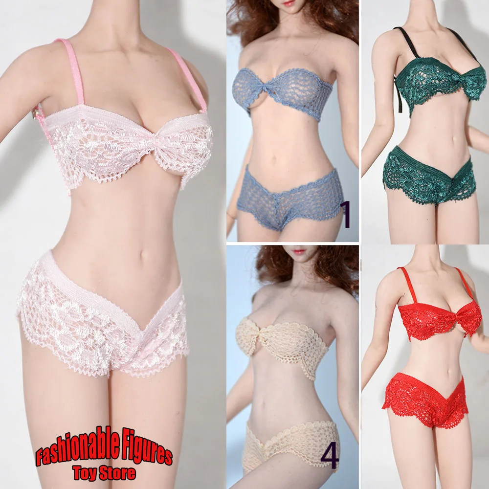 9 Colori In Scala 1/6 Donne Soldato Sexy Reggiseno Di Pizzo Biancheria Intima Breve Set Biancheria Intima Per 12 "Tbleague Phicen Ud Action Figure Bod