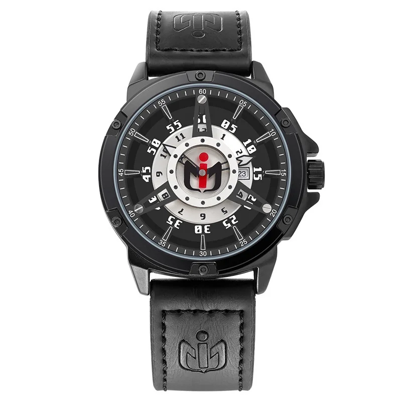 

Quartz Watches For Men's Leather Strap Calendar Waterproof Fashion Business Leisure Versatile Men's Quartz Watches