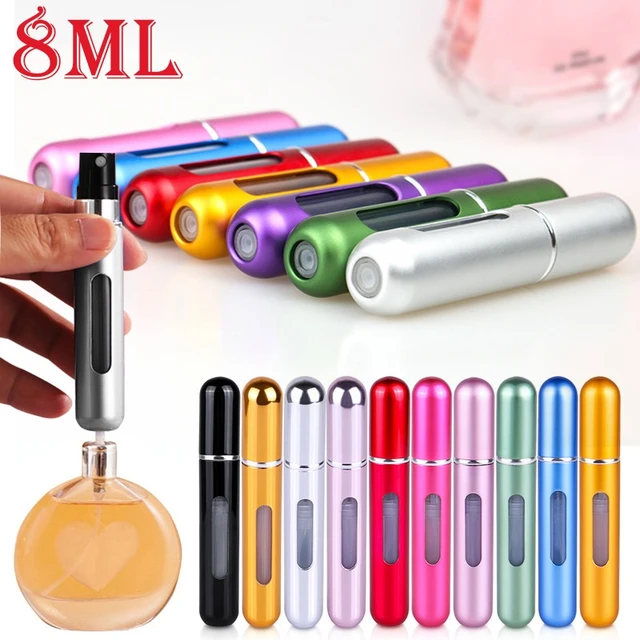 10ml Parfum Spray Bottle Refillable Perfume Portable Liquid Atomizer  Container For Travel Cosmetics Dispenser Color Glass Bottle - AliExpress