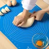 70/64/40Cm Silicone Kneading Dough Mat Nonstick Cookie Cake Baking Mat Fondant Pizza Biscuit Rolling Pad Paste Flour Table Sheet 2