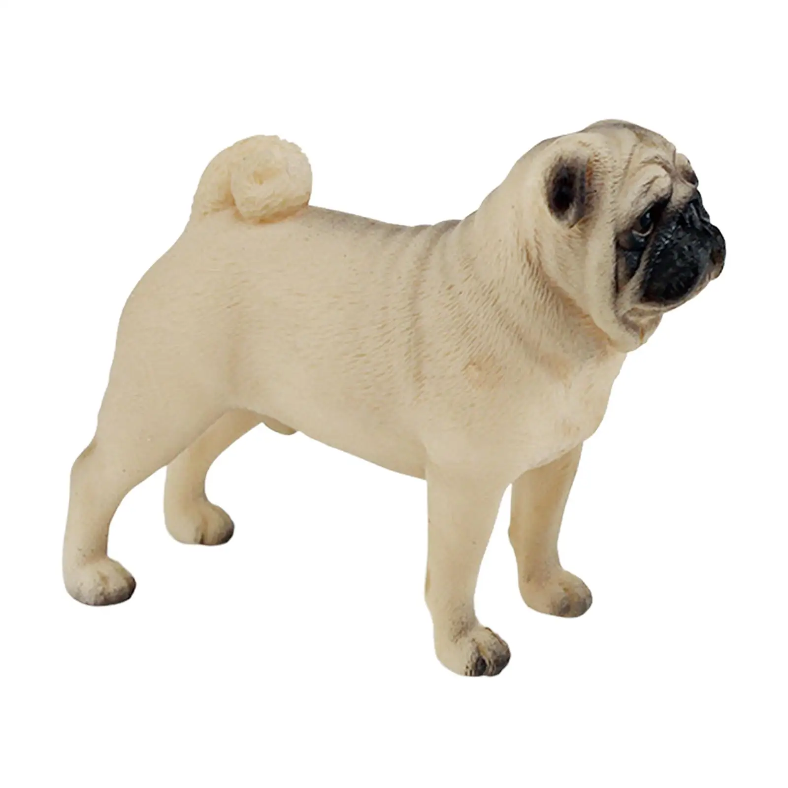 Realistic Dog Figurine Lifelike Toy PVC Miniature Chinese Shar Pei