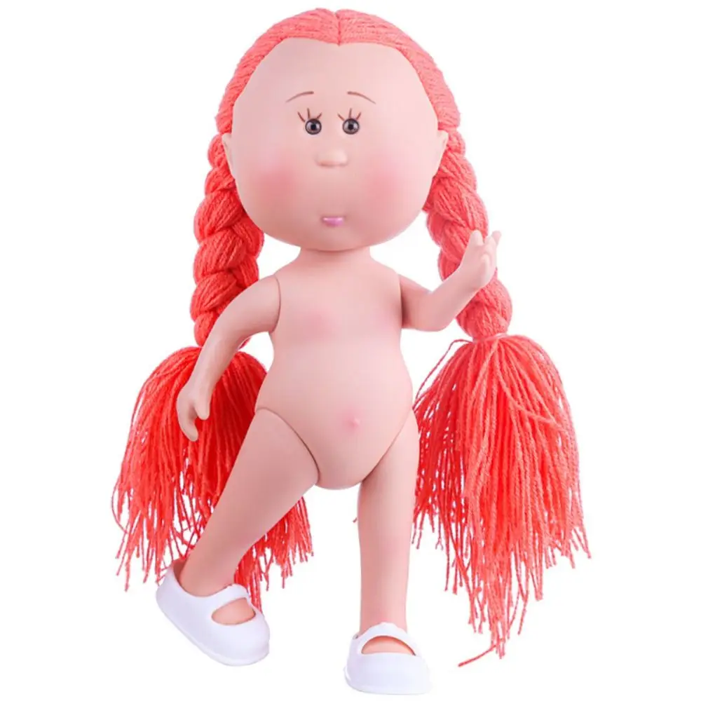 여자아이 곱슬머리 24cm 콩눈 비닐 어두운 피부 색깔의 가동식 미아 포테이토 24cm 드레스업 액션 피규어 바디 액세서리