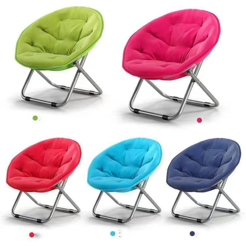 Chaise soucoupe lunaire ronde pour adolescent, siège de salon