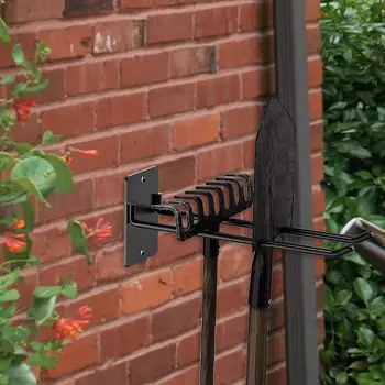 Tool Storage System Hooks Wall Holder Garage Storage Multi-Purposes Garden Tool Organizer For Warehouse Garage Organization 3