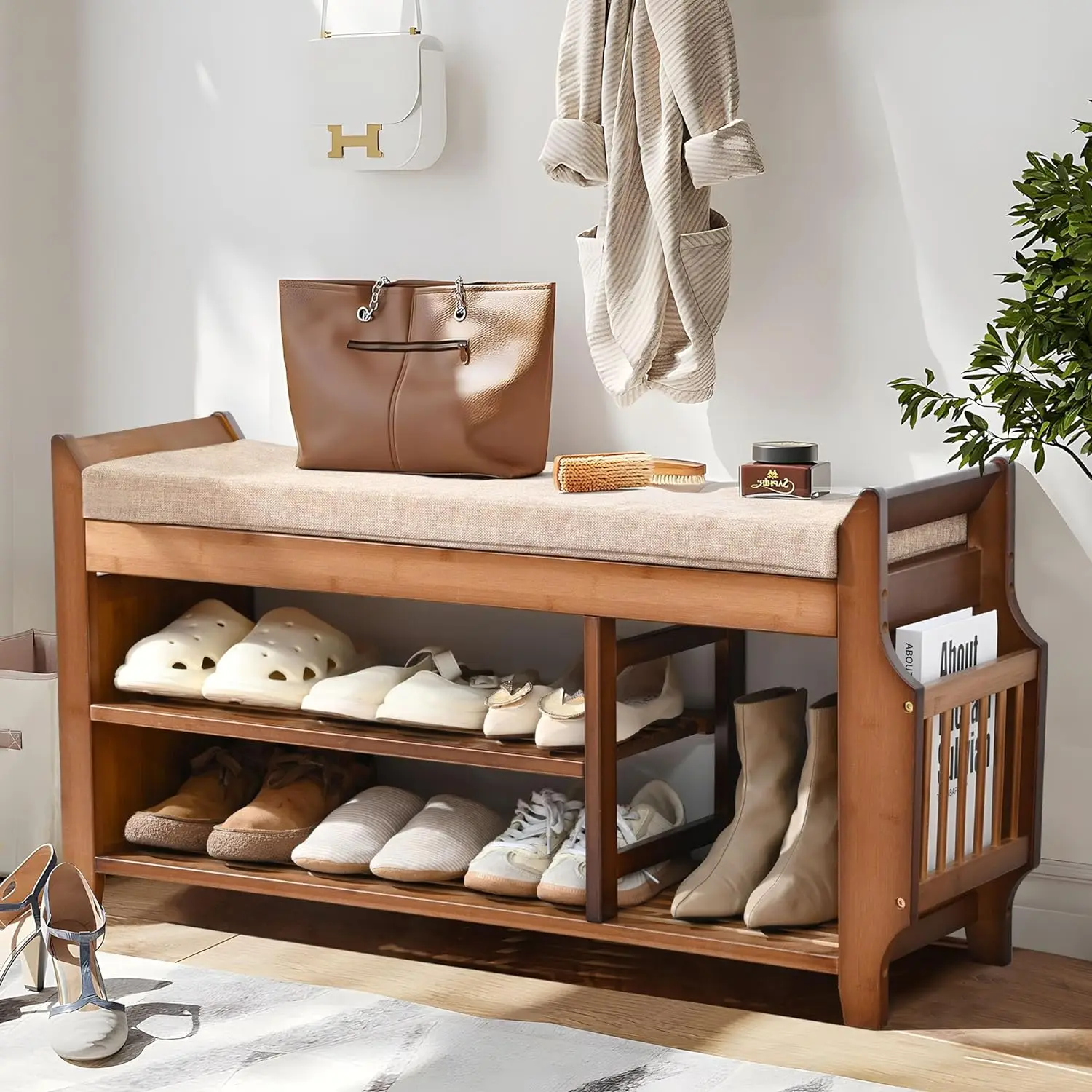Hidden shoe storage bench hotsell