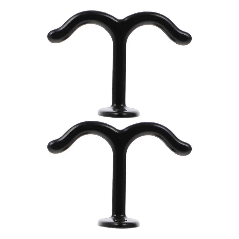 

2 Pcs Double Hook Bird Cage Hooks for Hanging Metal Plant Home Hanger Heavy Duty Ceiling Simple Reliable