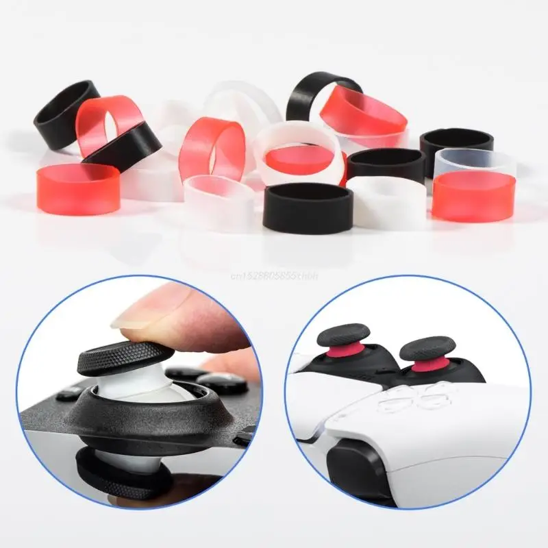 20Pcs/4Pcs 12Pcs Joystick Elastic Guard Ring Invisible Protective Ring for  ps5 PS4 Silicone Ring Cover