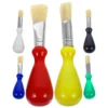 6 Pcs Paint Brush Painting Brush Plastic Set for Ergonomic Convenient Artist Tools Child Professional Watercolor 3