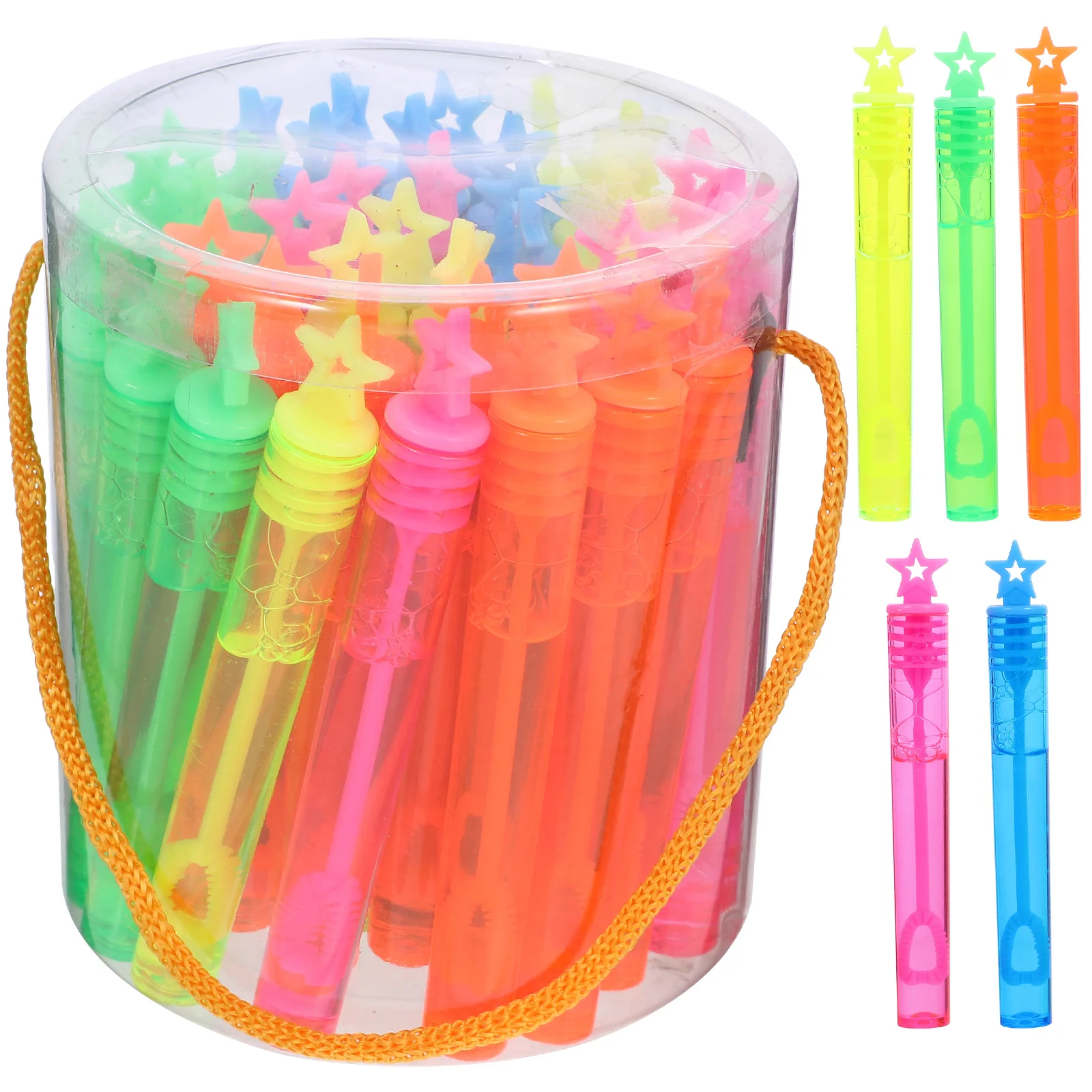 

40 Pcs Bubble Machine Test Tube Stick Portable Wands Refilled Toy Bubbles Blowing Playthings Birthday Party Favors Toys