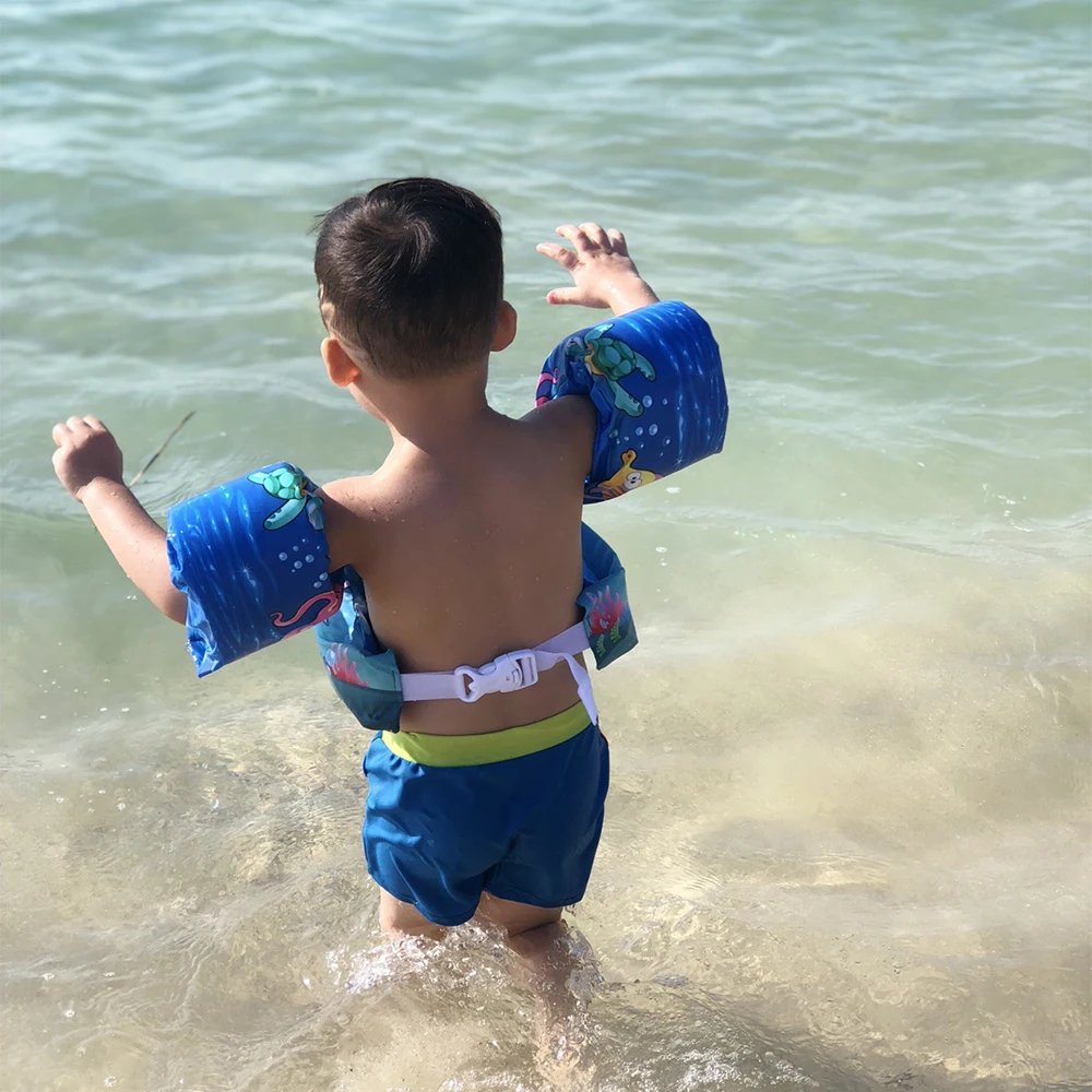 Gilet De Natation Enfant – Aide à La Flottabilité, Néoprène, Taille Réglable, Pour Piscine, Plage, Sports Nautiques