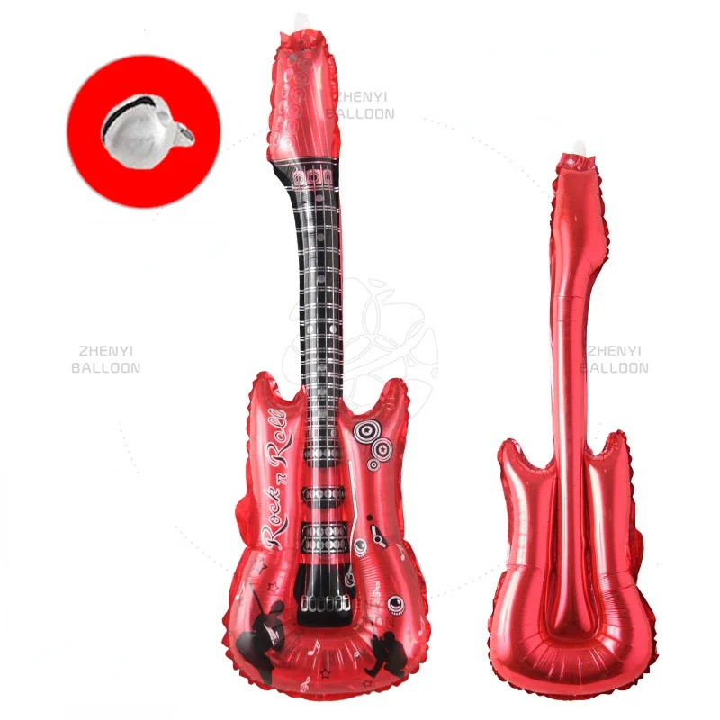 Cartoon Guitar Balloons Inflatable Party Supplies