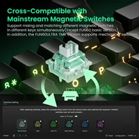 Akko MonsGeek FUN60 Mechanical Keyboard Magnetic Switch 60% Gaming Keyboards Rapid Trigger 0.01mm 8K ARGB HE/TMR Custom Keyboard - Image 2
